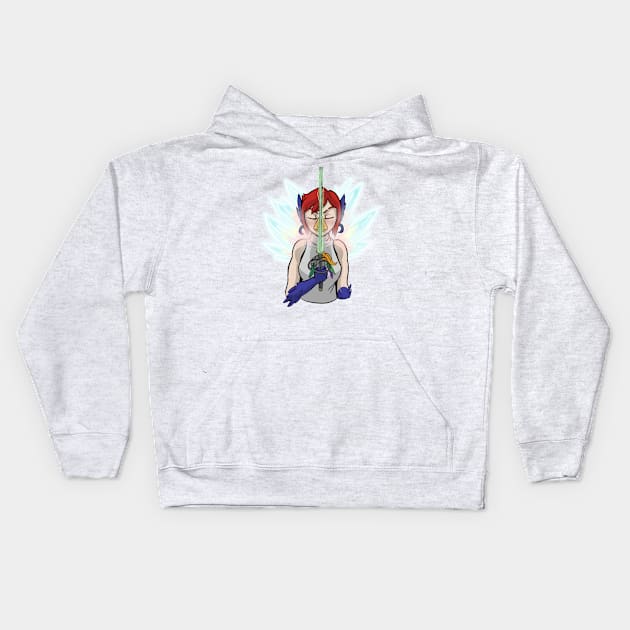 Wings Kids Hoodie by GoodMoeJo